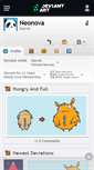 Mobile Screenshot of neonova.deviantart.com