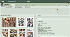 Desktop Screenshot of magmaman.deviantart.com