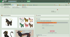 Desktop Screenshot of calliasadopts.deviantart.com