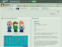 Tablet Screenshot of desy017.deviantart.com