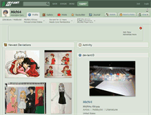 Tablet Screenshot of michi4.deviantart.com