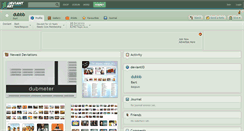 Desktop Screenshot of dubbb.deviantart.com