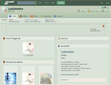 Tablet Screenshot of ladydelaidra.deviantart.com