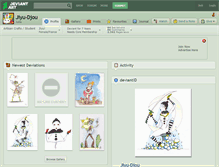 Tablet Screenshot of jiyu-djou.deviantart.com