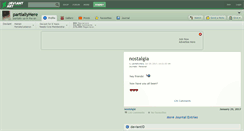 Desktop Screenshot of partiallyhere.deviantart.com