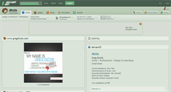 Desktop Screenshot of dizzia.deviantart.com