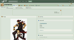 Desktop Screenshot of creepingninja.deviantart.com