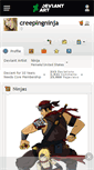 Mobile Screenshot of creepingninja.deviantart.com