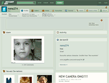 Tablet Screenshot of nona274.deviantart.com