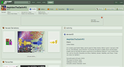 Desktop Screenshot of mephilesthedark493.deviantart.com