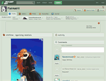 Tablet Screenshot of flairmatrix.deviantart.com