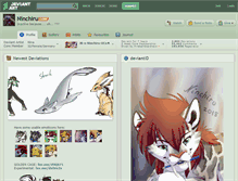 Tablet Screenshot of ninchiru.deviantart.com
