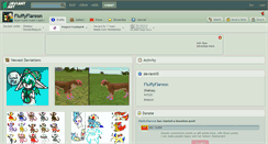 Desktop Screenshot of fluffyflareon.deviantart.com