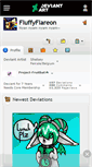 Mobile Screenshot of fluffyflareon.deviantart.com