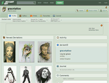 Tablet Screenshot of gracetattoo.deviantart.com