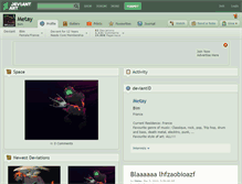 Tablet Screenshot of metay.deviantart.com