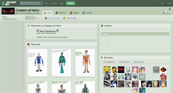 Desktop Screenshot of creators-of-hell.deviantart.com
