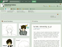 Tablet Screenshot of hateshinai-kaisou.deviantart.com