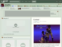 Tablet Screenshot of jessydee.deviantart.com