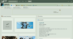 Desktop Screenshot of cypher2k.deviantart.com