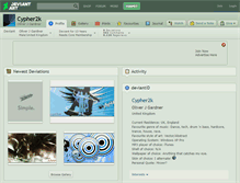 Tablet Screenshot of cypher2k.deviantart.com