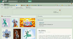 Desktop Screenshot of bigfatal21.deviantart.com