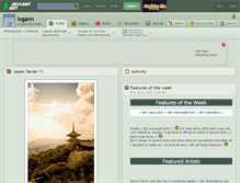Tablet Screenshot of logann.deviantart.com