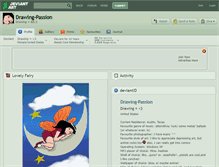 Tablet Screenshot of drawing-passion.deviantart.com