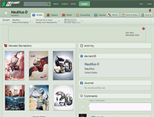Tablet Screenshot of nautilus-d.deviantart.com