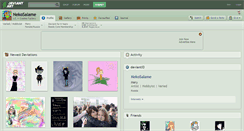 Desktop Screenshot of nekosalame.deviantart.com