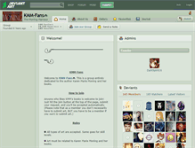 Tablet Screenshot of kmm-fans.deviantart.com