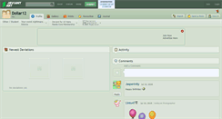Desktop Screenshot of dollar12.deviantart.com