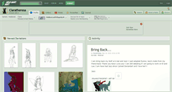 Desktop Screenshot of ciaratheresa.deviantart.com