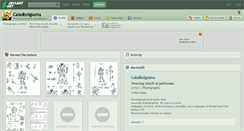 Desktop Screenshot of caladbolgsama.deviantart.com