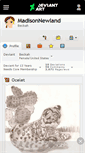 Mobile Screenshot of madisonnewland.deviantart.com