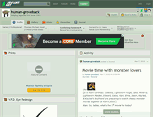 Tablet Screenshot of human-groveback.deviantart.com