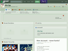 Tablet Screenshot of miss-spy.deviantart.com