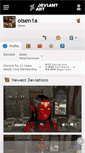 Mobile Screenshot of olsen1a.deviantart.com