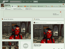 Tablet Screenshot of olsen1a.deviantart.com