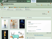 Tablet Screenshot of doofismyhomeboy.deviantart.com