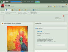 Tablet Screenshot of dris186.deviantart.com