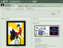 Tablet Screenshot of mizzjezzy.deviantart.com