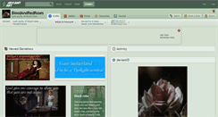 Desktop Screenshot of bloodandredroses.deviantart.com