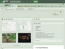 Tablet Screenshot of kat8817.deviantart.com