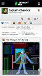 Mobile Screenshot of captain-chaotica.deviantart.com
