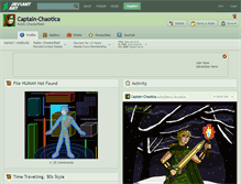 Tablet Screenshot of captain-chaotica.deviantart.com