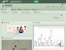 Tablet Screenshot of nonnetta.deviantart.com
