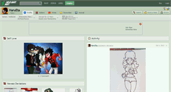 Desktop Screenshot of harueta.deviantart.com