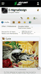 Mobile Screenshot of e-nigmadesign.deviantart.com