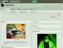 Tablet Screenshot of e-nigmadesign.deviantart.com